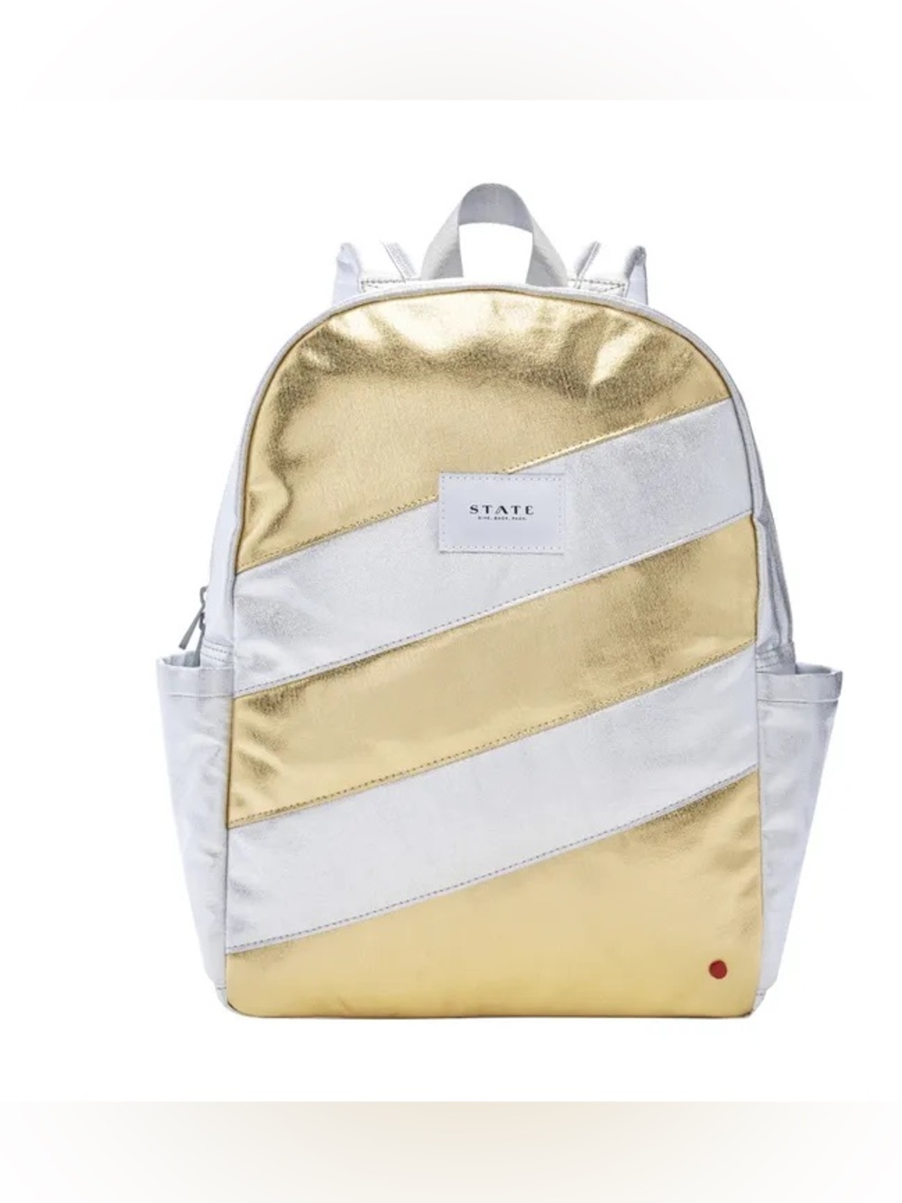 STATE metallic silver gold backpack back to school shimmer
